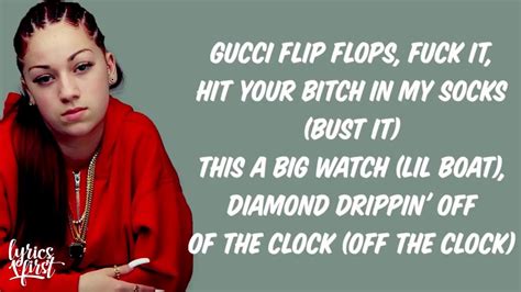 gucci flip flops song lyrics.